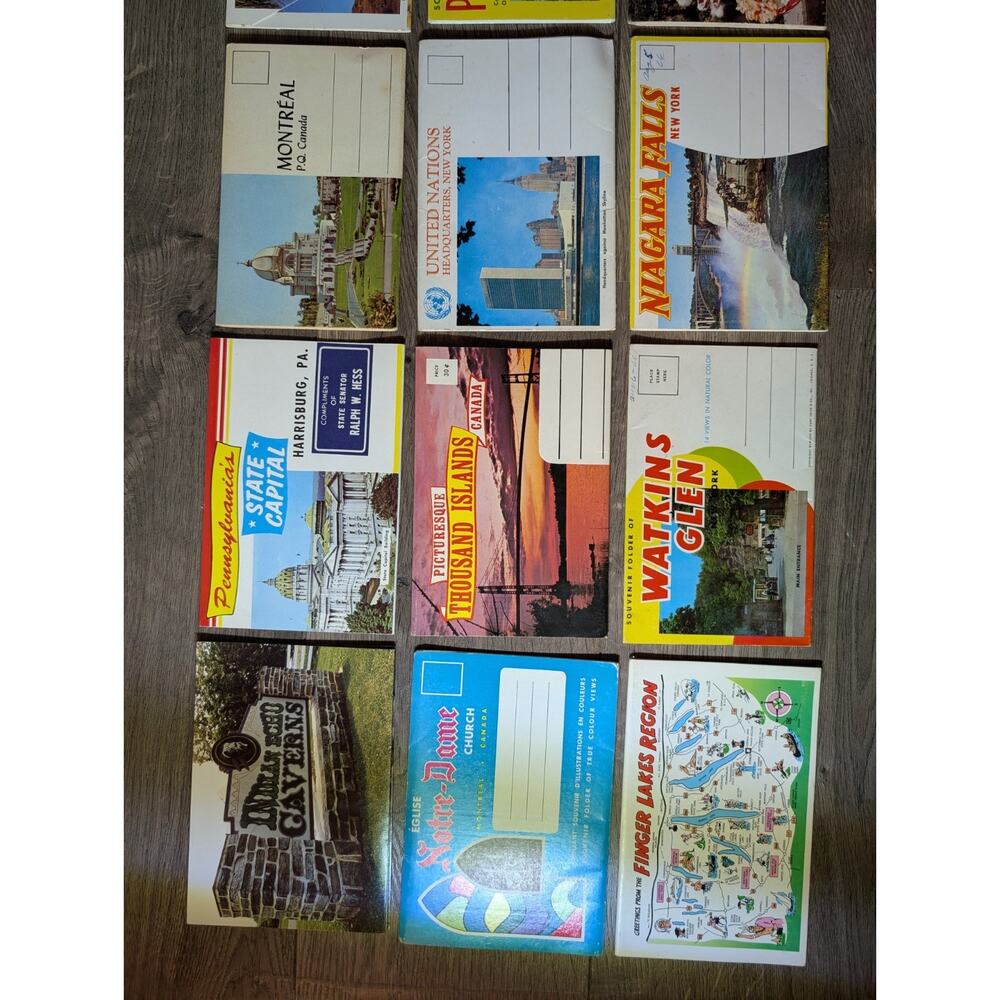 80 World Postcards - Beautiful vintage condition! Large variety - Fast Shipping!